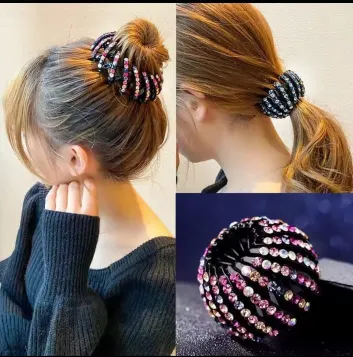 Rhinestone Ponytail Holder Hair Band (1 Pc)